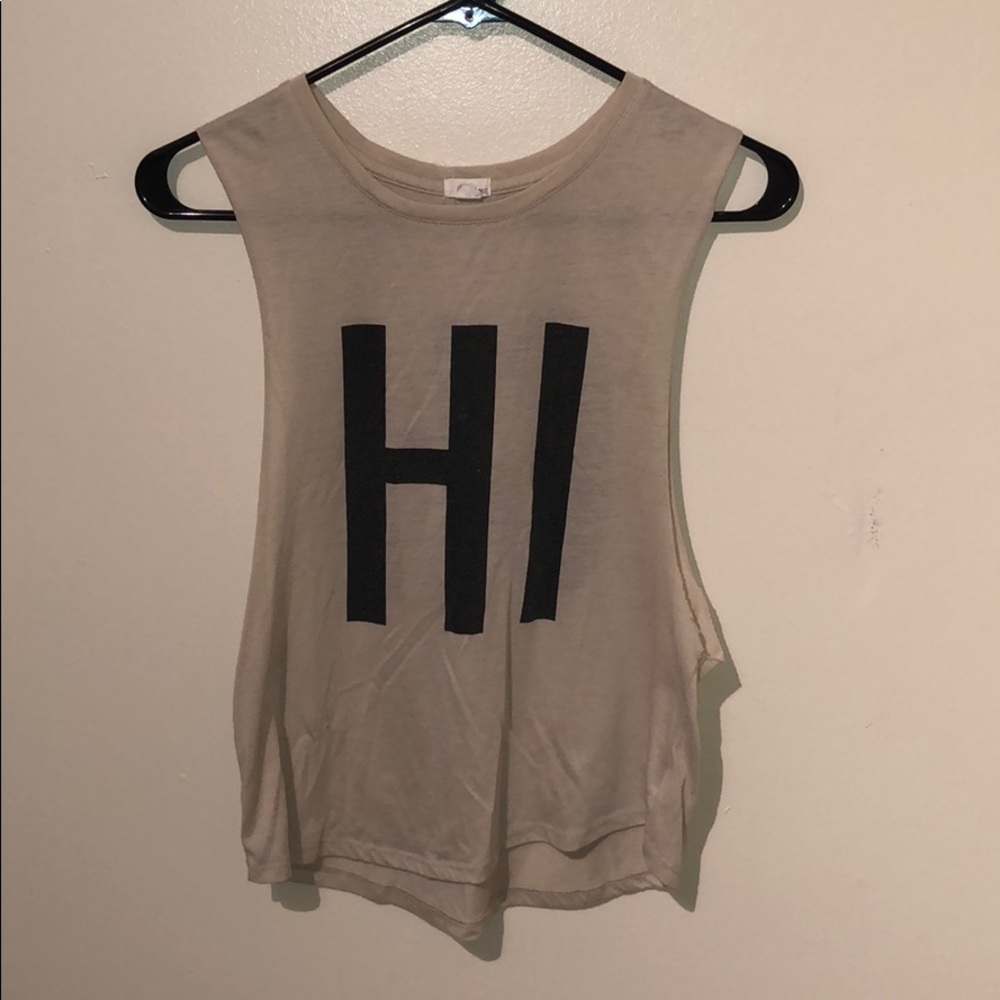 Graphic tank top